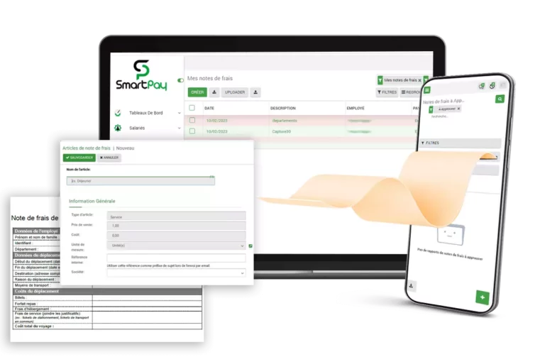 Gestion des notes de frais simplifiée et conforme avec SmartPay APP
