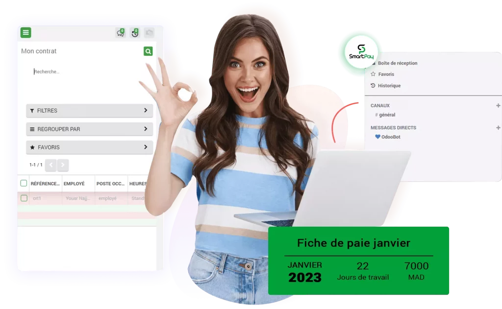 Plateforme de paie intelligente qui vous fait monter en compétence!