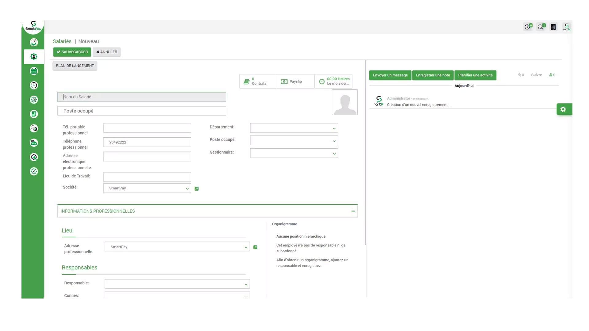 Gestion du personnel aves SmartPay APP - Fluide et sécurisée